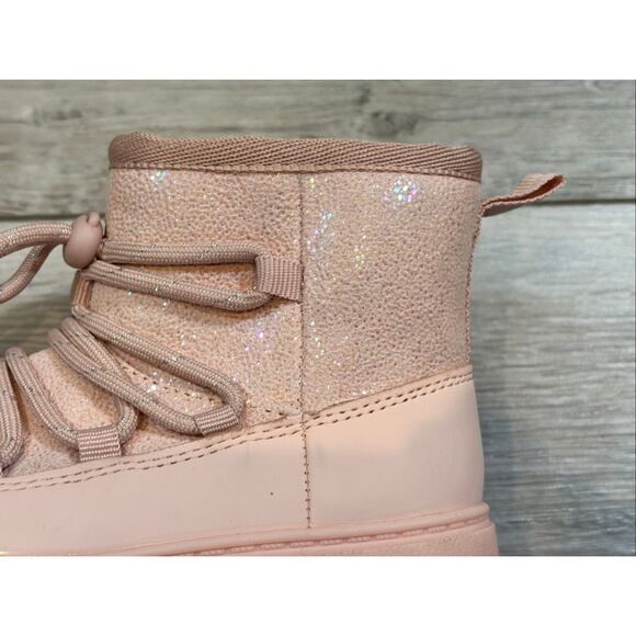 Cat & Jack toddler girls pink winter snow boots size 6 - Picture 7 of 10